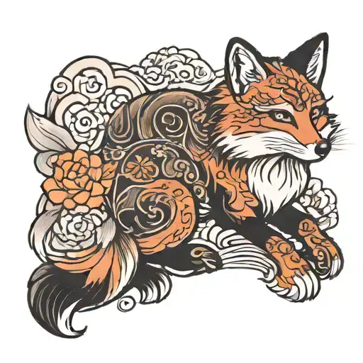 Japanese Fox Curled