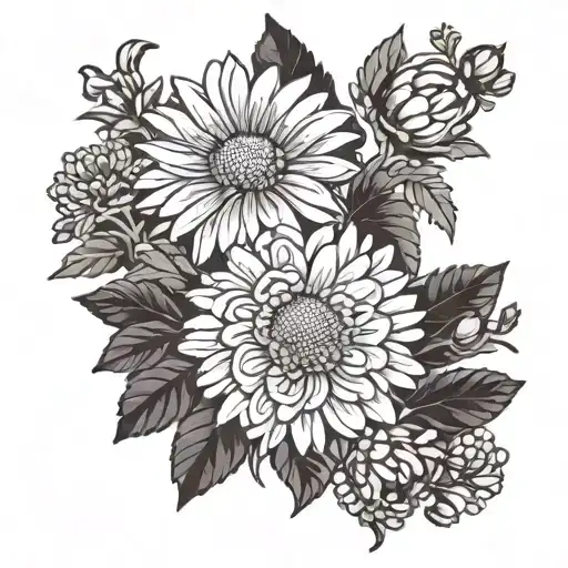 Daisy And Chrysanthemum Flower