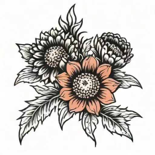 Indian Blanket Flower Bouquet