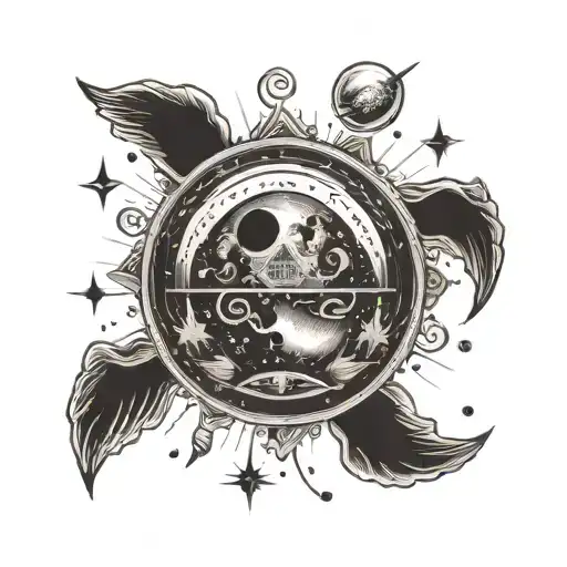 The Light And Dark Side Of The Planet And The Universe