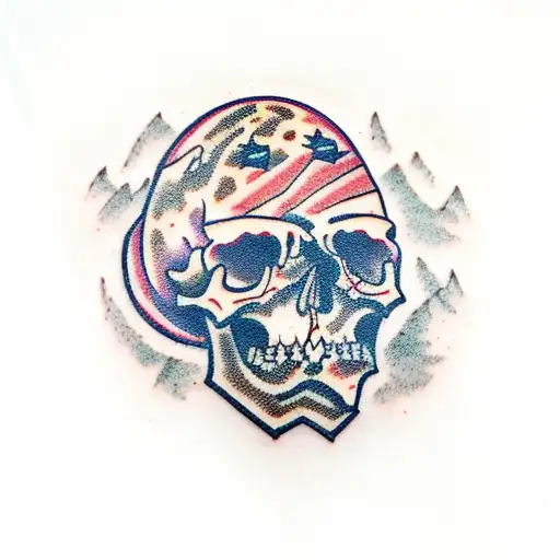 Mountain Gogle Snowboard Skull