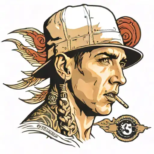 Eminem Face Portrait