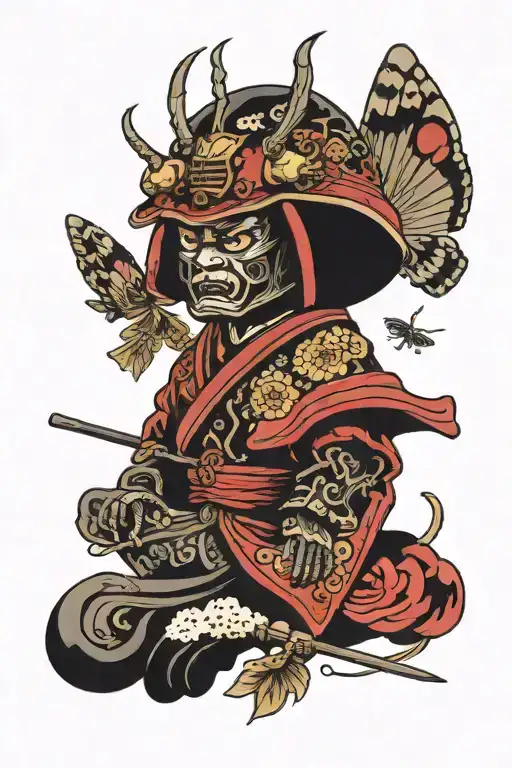 Moth Inspired Samurai
