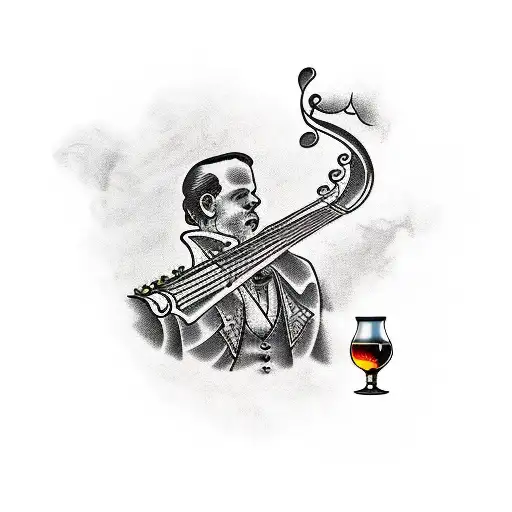 Whiskey Being Distilled And Turning Into Classical Music