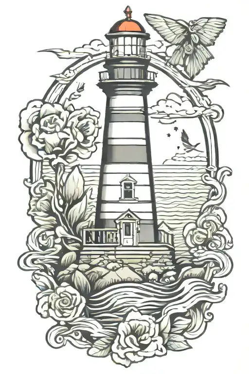 Lighthouse Surrounded