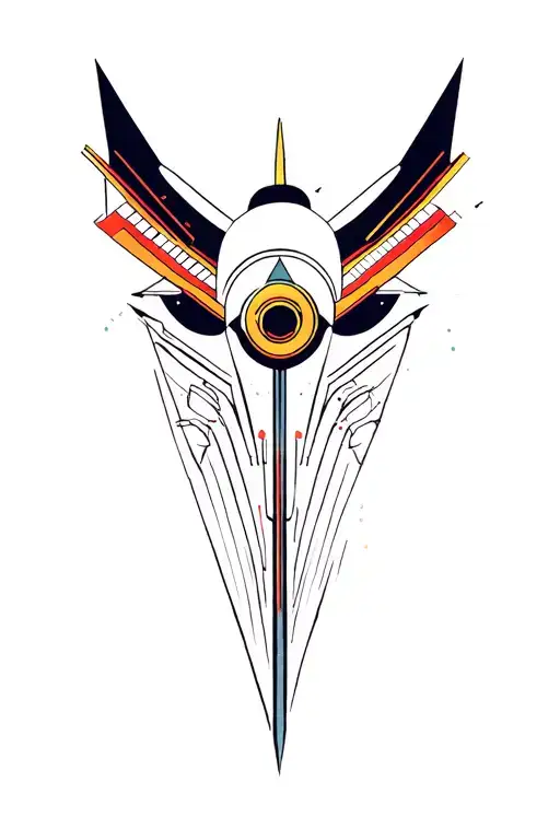 Synthesizer Cirquit Geometric Design Under Knee Color