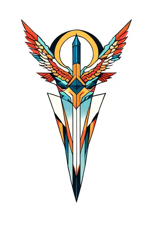 Synthesizer Cirquit Geometric Design Under Knee Color Dagger