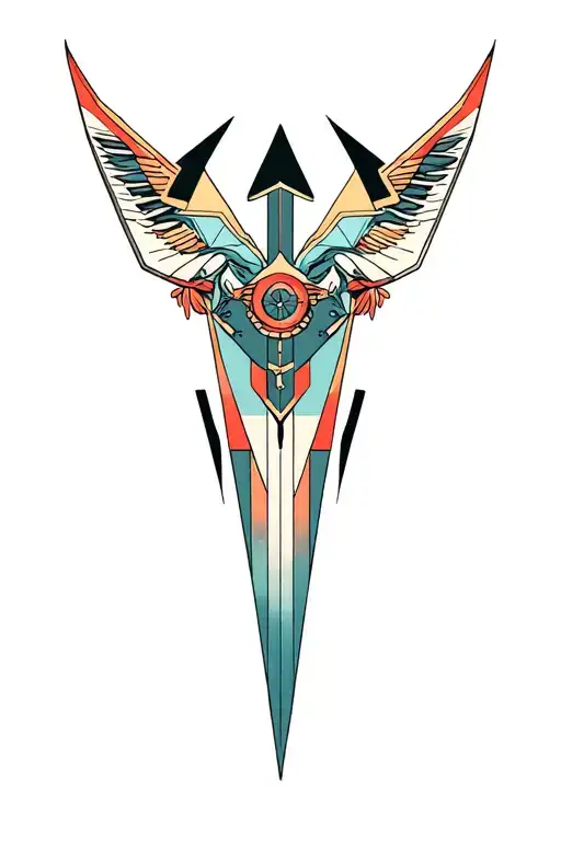 Synthesizer Cirquit Geometric Design Under Knee Color Dagger