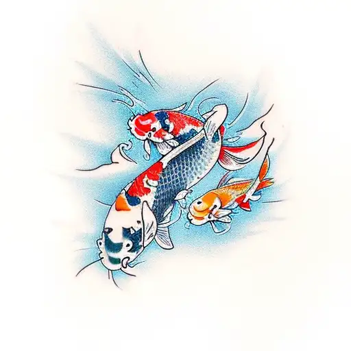 Koi Fish Dagger