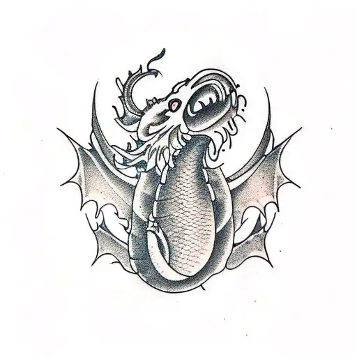 Dragon And Koi