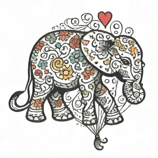 Elephant Autism Balloon