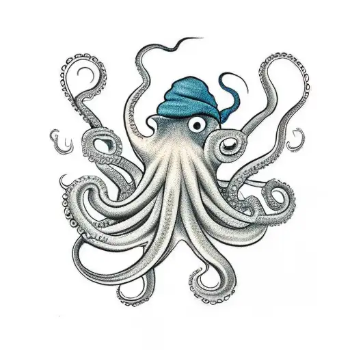 Octopus With A Beanie