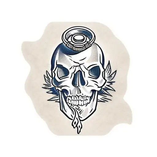 Skull And Lighter
