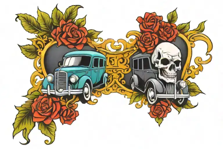 Cartoonz Style Hearse