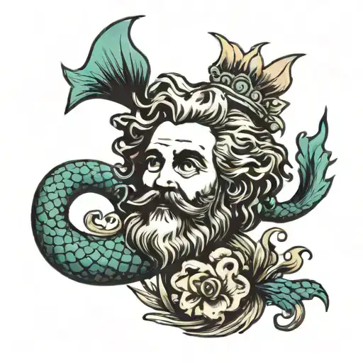 Mermaid With Karl Marx's Face