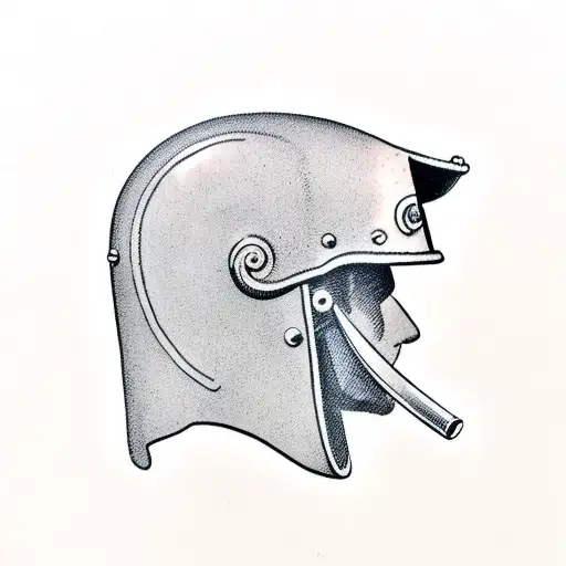Roman Helmet Sideview