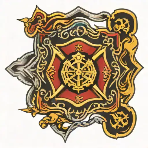 Firefighter Maltese Cross