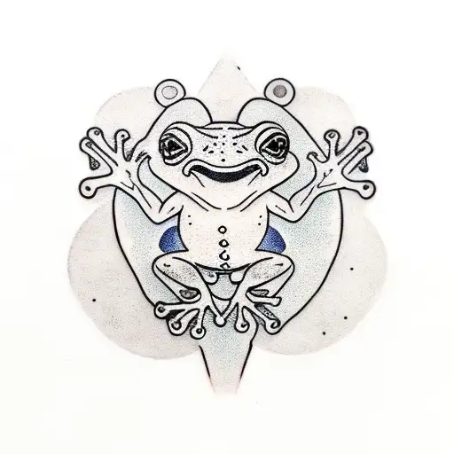 Frog And American Eagle