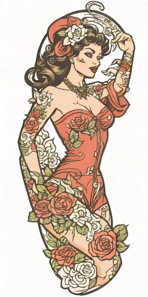 Renneisance Faire Pinup Girl