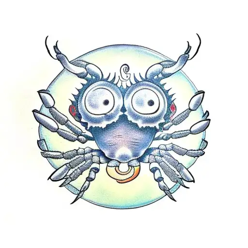 Giant Crab With Dragon Body