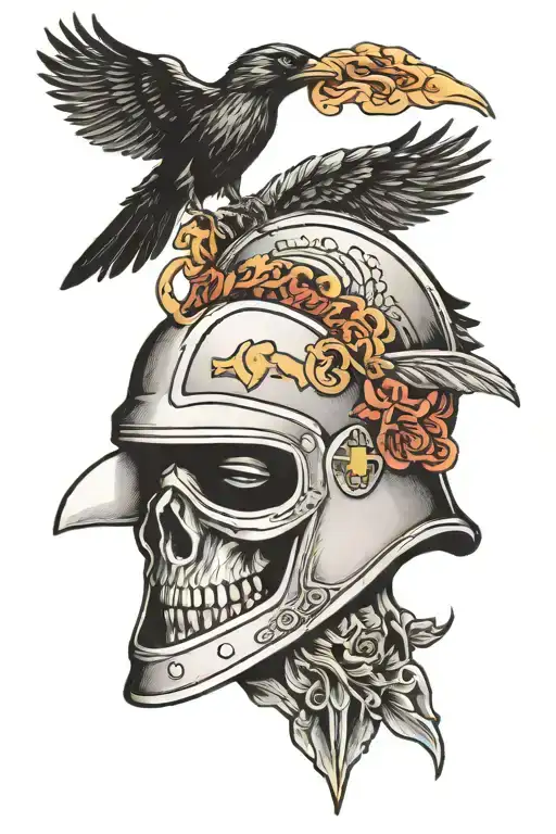 Helmet Of Fear Crow