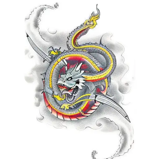 Samurai Spiral Dragon