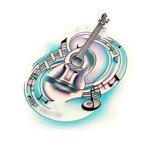 Music Notes Fading Away