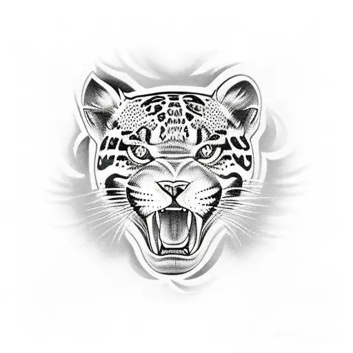 Jaguar Black And White