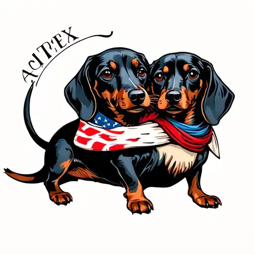 Reaper Hugs Dachshund