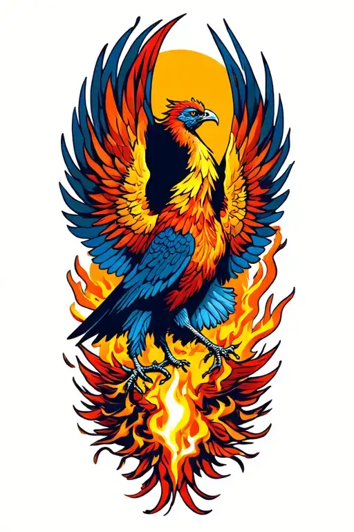 Phoenix Rising From The Ashes