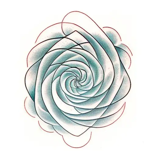 Single Line Fibonacci Spiral