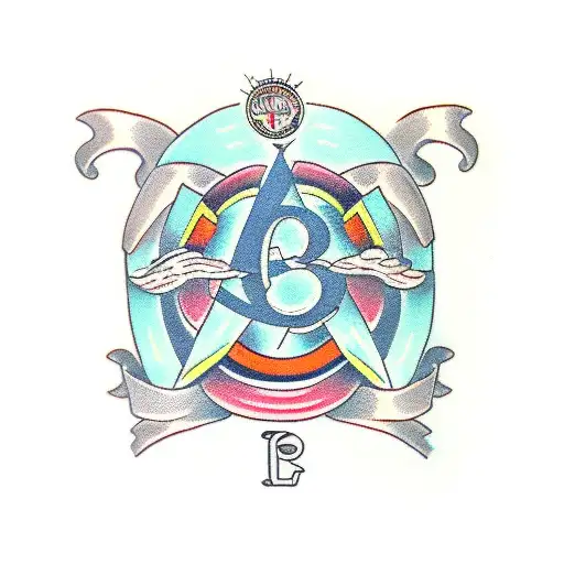 3 Thin Arm Bands With A Gap In Each Band And In Each Gap Is An Initial Starting V Then L Then A