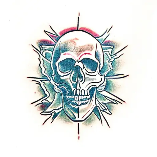 Skull And Blood