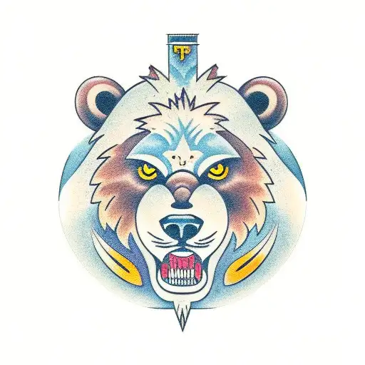 Grizzley Bear Roaring