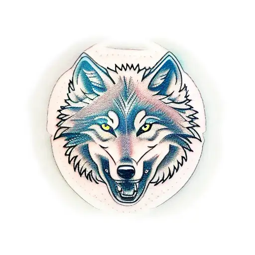 Wolf Wearing Virtual Reality Headset