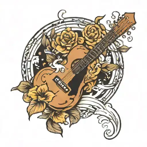 Girls Guitar Natural