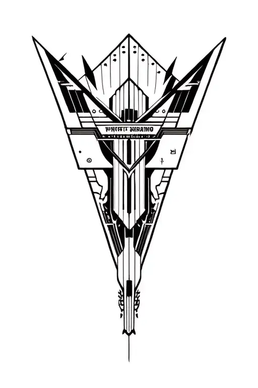 Synthesizer Cirquit Geometric Design Under Knee Color