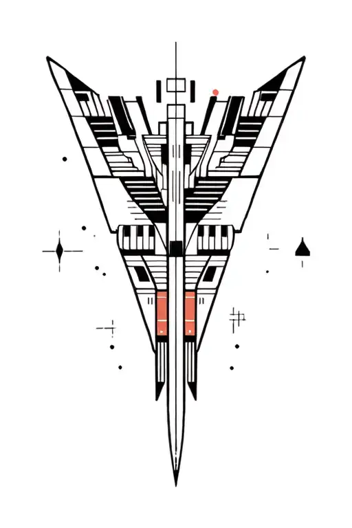 Synthesizer Cirquit Geometric Design Under Knee Color