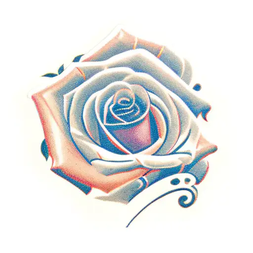 The Name 'Ellie-rose' With A Rose Theme