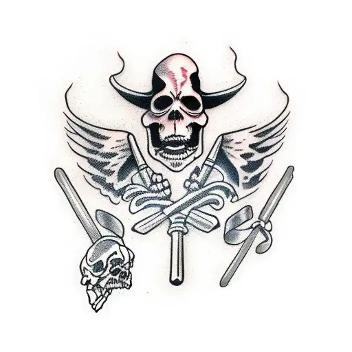 Grim Reaper With Scythe