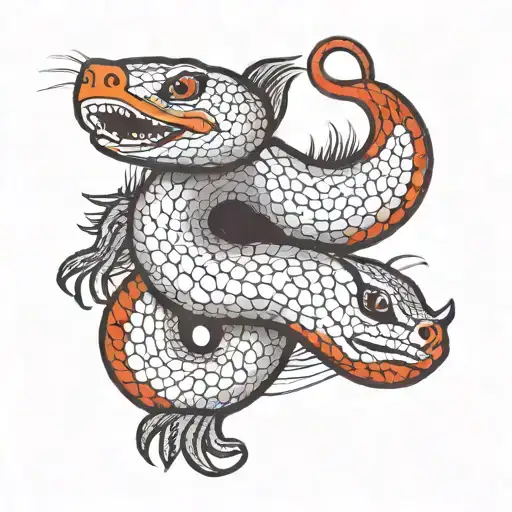 Mongoose Snake Wrapped