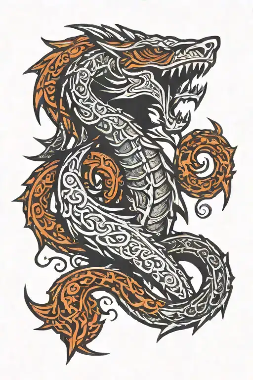 Skyrim Logo Combined