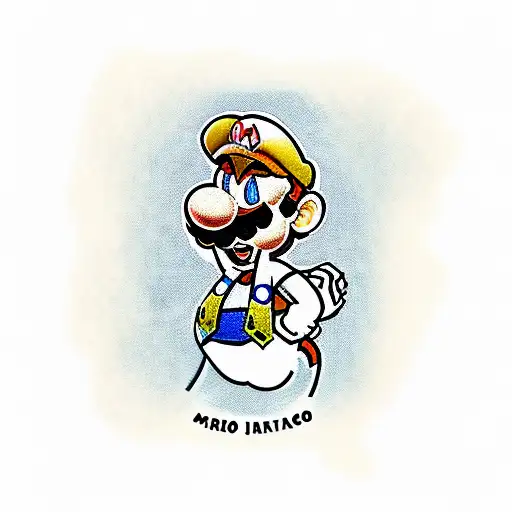 Mario Playing Gameboi