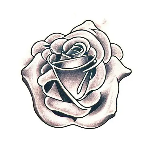 Rose With A Skull
