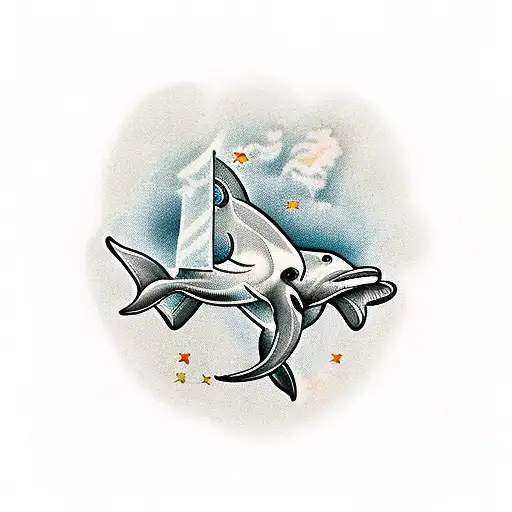 Guinness With Dolphin And Chess Piece