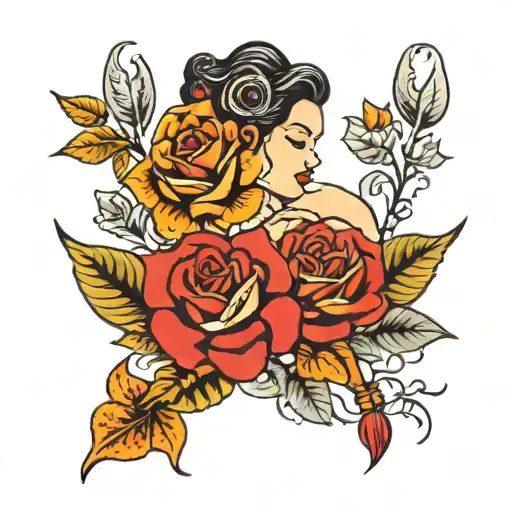 Mom Son Tattoo Design Inspired