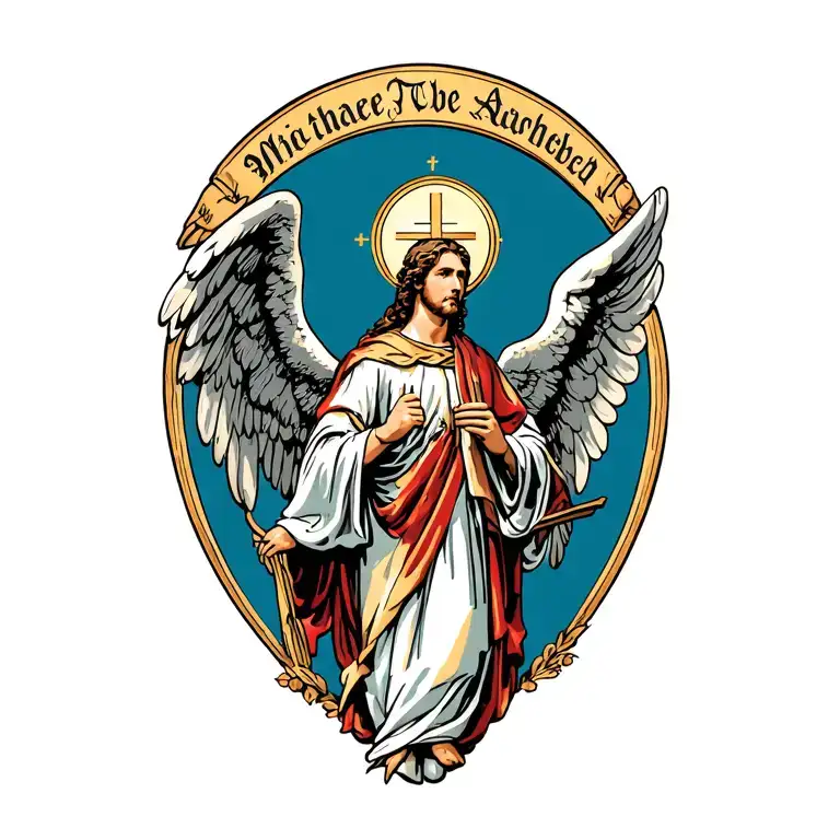 Catholic Tattoo Michael The Archangel