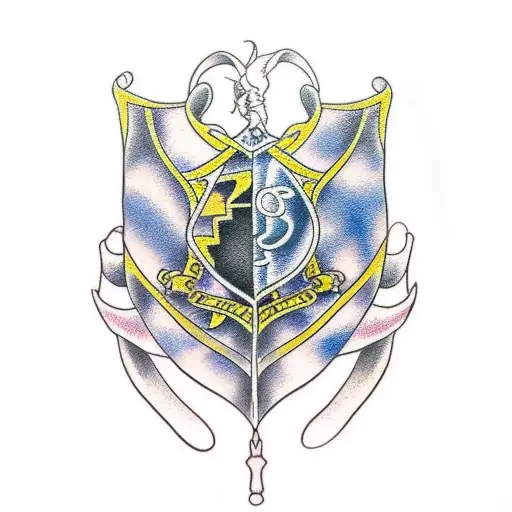 Harry Potter Tattoo To Cover A Scar That Goes From The Heel Up To The Calf