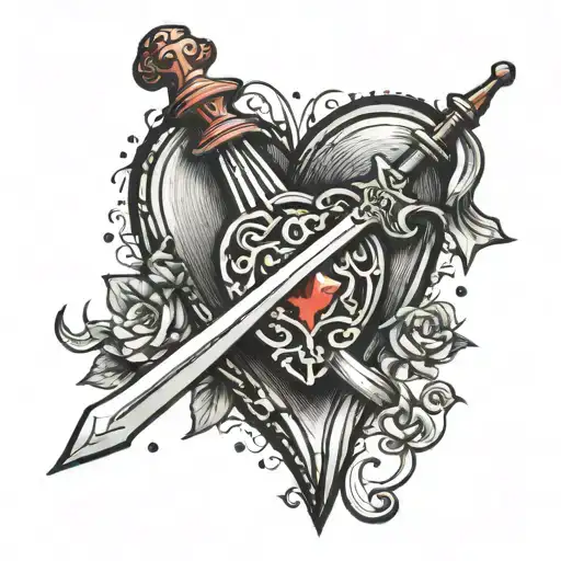 A Dagger That Pierces Through A Heart