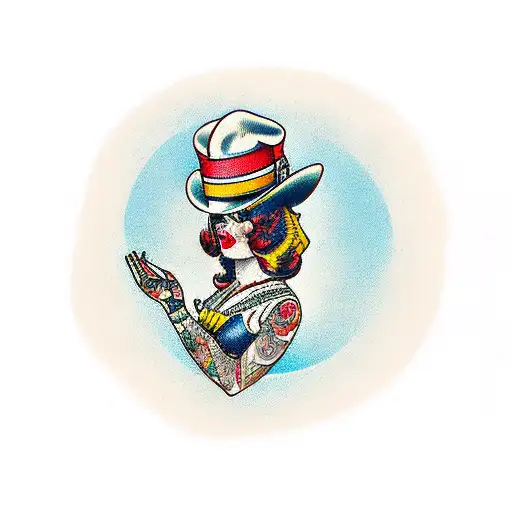 Western Women Holding A Lever Action